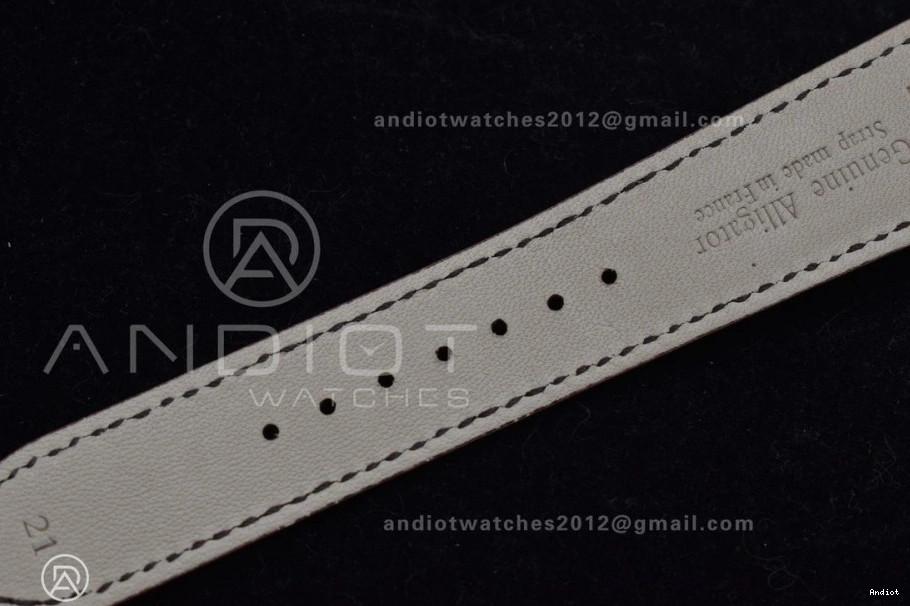 Strap Edition RG on White Thin Leather Best Brown Dial Ultra Master Moon APSF Super 1:1 SA925 Clone 0502